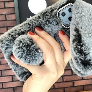 قاب ژله ای خرگوشی خزدار سامسونگ Rabbit Fur Samsung Galaxy A50s