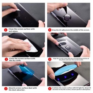گلس UV سامسونگ UV Curve Glass Samsung Galaxy S8 Plus