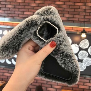 قاب خرگوشی خزدار هواوی Rabbit Fur Case Huawei Mate 20 Lite