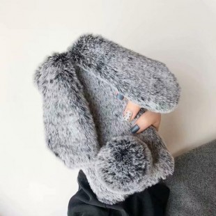 قاب خرگوشی خزدار هواوی Rabbit Fur Case Huawei Mate 20x