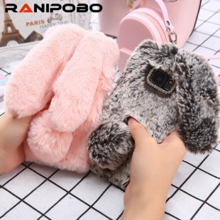 قاب خرگوشی خزدار هواوی Rabbit Fur Case Huawei P Smart Z