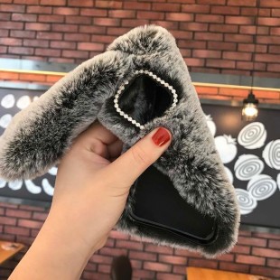 قاب خرگوشی خزدار هواوی Rabbit Fur Case Huawei P Smart Z