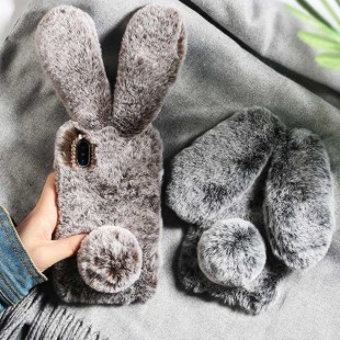 قاب خرگوشی خزدار سامسونگ گلکسی Rabbit Fur Samsung Galaxy S10