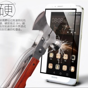 محافظ LCD شیشه ای Full glass Screen Protector.Guard for Huawei G8 گلس با پوشش کامل قسمت منحنی