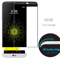 محافظ LCD شیشه ای Full glass Screen Protector.Guard for LG G5 گلس با پوشش کامل قسمت منحنی