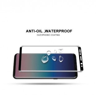 محافظ LCD شیشه ای فول گلس فول چسب Full Glass Full Glue Samsung Galaxy S9 Plus
