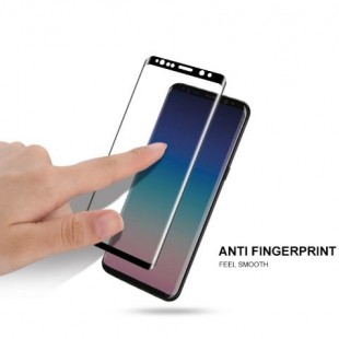 محافظ LCD شیشه ای فول گلس فول چسب Full Glass Full Glue Samsung Galaxy S9 Plus