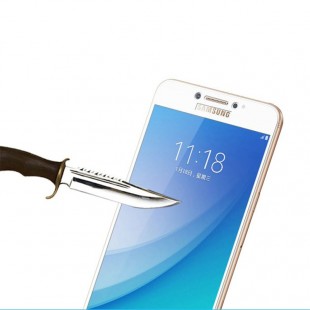 محافظ LCD شیشه ای Full Glass Screen Protector.Guard Samsung Galaxy C5 Pro