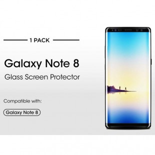 محافظ LCD شیشه ای فول گلس فول چسب Full Glass Full Glue Samsung Galaxy Note 8