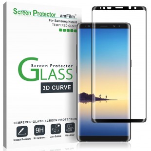 محافظ LCD شیشه ای فول گلس فول چسب Full Glass Full Glue Samsung Galaxy Note 8