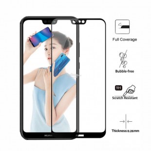 محافظ LCD شیشه ای فول چسب Full Glass Full Glue Screen Protector.Guard Huawei P20 Pro