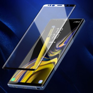 محافظ LCD شیشه ای فول گلس دور چسب با پوشش قسمت های منحنی Full Glass Screen Samsung Galaxy Note 9