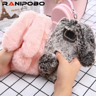 قاب خرگوشی خزدار شیائومی Rabbit Fur Case Xiaomi Mi 8 Pro