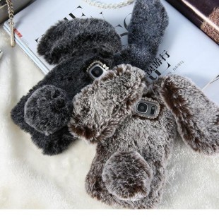 قاب ژله ای خرگوشی خزدار هواوی Rabbit Fur Case Huawei Mate 30