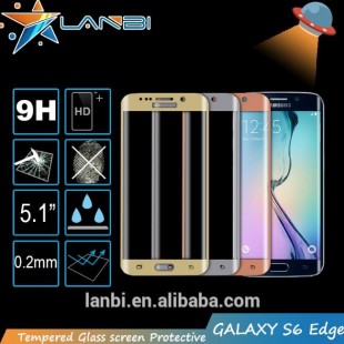 فول گلس تمام چسب گوشی سامسونگ Full Glass Samsung Galaxy S6E Plus