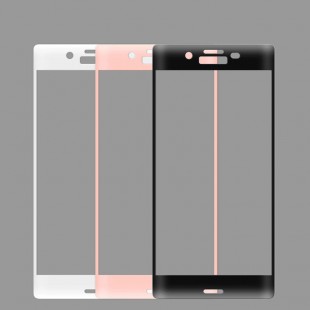 محافظ LCD شیشه ای Full glass Screen Protector.Guard for Sony Xperia X گلس با پوشش کامل قسمت منحنی