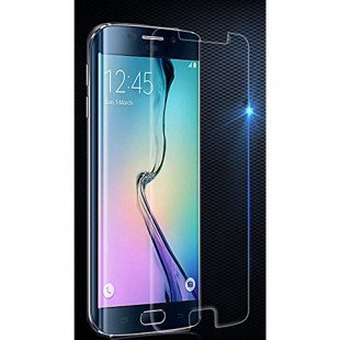 محافظ LCD شیشه ای Glass برچسب شیشه ای ضدضربه مخصوص با پوشش منحنی های دو طرف Samsung Galaxy S6 Edge