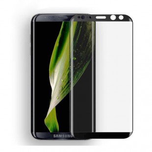 محافظ LCD شیشه ای Full glass Full Glue Samsung Galaxy S8 Plus فول گلس فول چسب