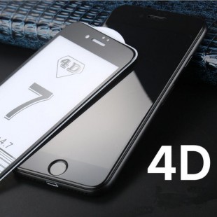 محافظ LCD شیشه ای Full Glass 4D Screen Protector.Guard Apple iPhone 7 Plus