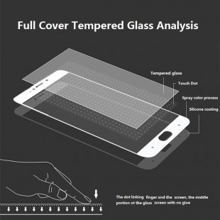 محافظ LCD شیشه ای Full Glass Screen Protector.Guard Samsung Galaxy J3 Pro