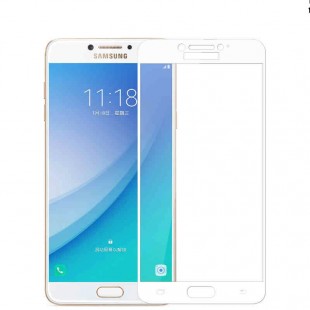 محافظ LCD شیشه ای Full Glass Screen Protector.Guard Samsung Galaxy C7 Pro