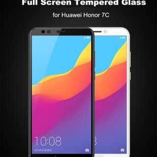 محافظ LCD شیشه ای Full Glass Screen Protector.Guard Huawei Honor 7C