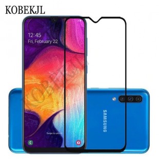 فول گلس فول چسب سامسونگ Full Glass Samsung Galaxy A30