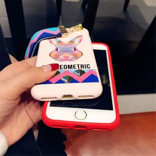 قاب ژله ای بند دار Animal Band Case Apple iPhone X