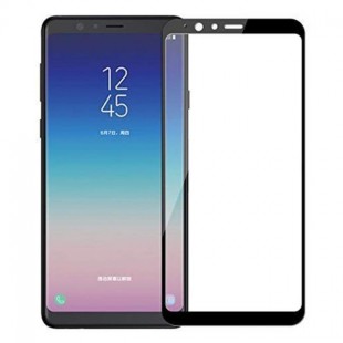 فول گلس تمام چسب گوشی سامسونگ Full Glass Samsung Galaxy A8 Star