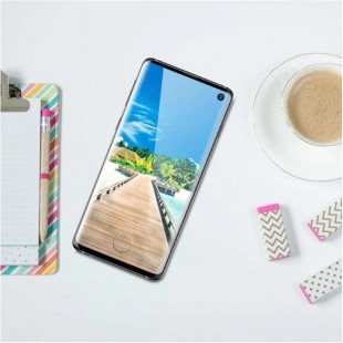 فول گلس تمام چسب گوشی سامسونگ Full Glass Samsung Galaxy S10 Plus