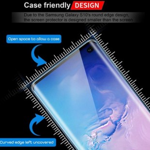 فول گلس تمام چسب گوشی سامسونگ Full Glass Samsung Galaxy S10 Plus