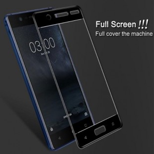 فول گلس تمام چسب گوشی نوکیا Full Glass Nokia 5
