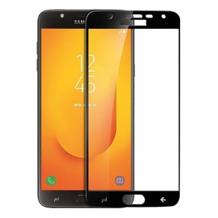 فول گلس تمام چسب گوشی سامسونگ Full Glass Samsung Galaxy J7 Due