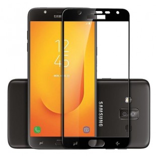 فول گلس تمام چسب گوشی سامسونگ Full Glass Samsung Galaxy J7 Due