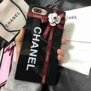 قاب طرح چنل برجسته Chanel Flower Case Apple iPhone X/Xs