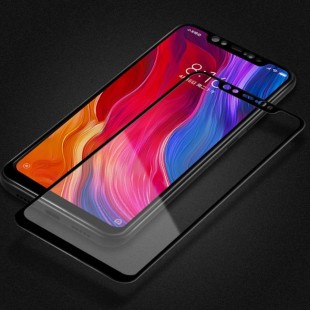 فول گلس تمام چسب گوشی شیائومی Full Glass Xiaomi Mi 8 Se