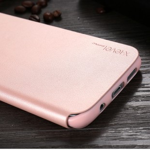 کاور چرمی X-Level Cover FIBCOLOR Cover for Samsung Galaxy S7