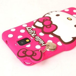 قاب ژله ای عروسکی هلوکیتی Hello Kitty Case for Samsung Galaxy Note 4