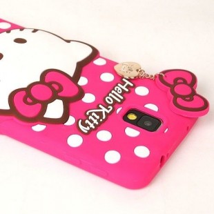 قاب ژله ای عروسکی هلوکیتی Hello Kitty Case for Samsung Galaxy Note 4