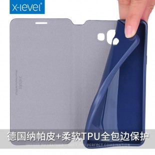 کاور چرمی X-Level Cover FIBCOLOR Cover Samsung Galaxy A8 2016