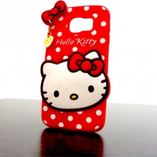 قاب ژله ای عروسکی هلوکیتی Hello Kitty Case for Samsung Galaxy S6