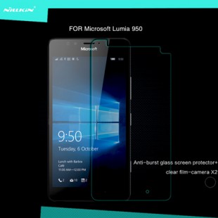 محافظ LCD شیشه ای Glass Screen Protector.Guard for Nokia Lumia 950