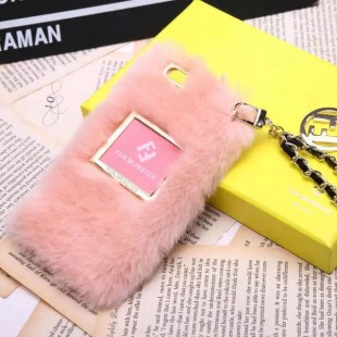 قاب پشمی فندی با آویز زنجیری Fendi Woolly Case for Apple iPhone SE