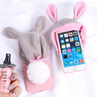 قاب زمستانی کلاه صورتی Pink Hat Case Nokia 6