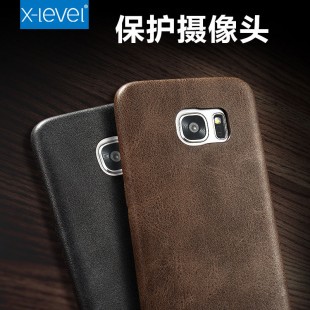 قاب چرمی X-Level Leather Case for Samsung Galaxy S6 Edge