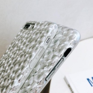 قاب ژله ای براق نقره ای آیفون Silver Bright Case iPhone 7 Plus