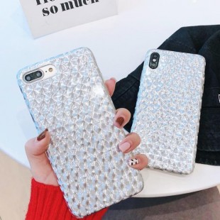 قاب ژله ای براق نقره ای آیفون Silver Bright Case iPhone Xr