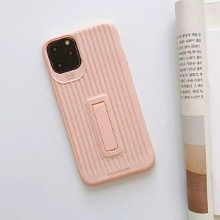 قاب رنگی طرح چمدونی با قابلیت استند شدن آیفون Stand Silicon Case iPhone 11
