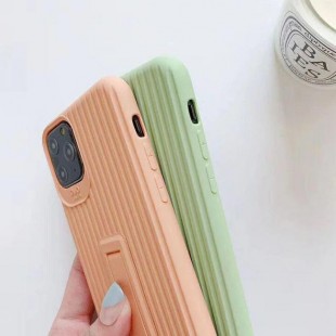 قاب رنگی طرح چمدونی با قابلیت استند شدن آیفون Stand Silicon Case iPhone 11 Pro