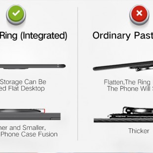 قاب ژله ای Magnet Ring Case Huawei P8 Lite 2017